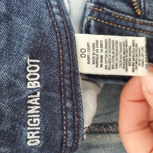 American Eagle Dark Wash Stretch Original Boot Cut Jeans - Picture 4 of 8